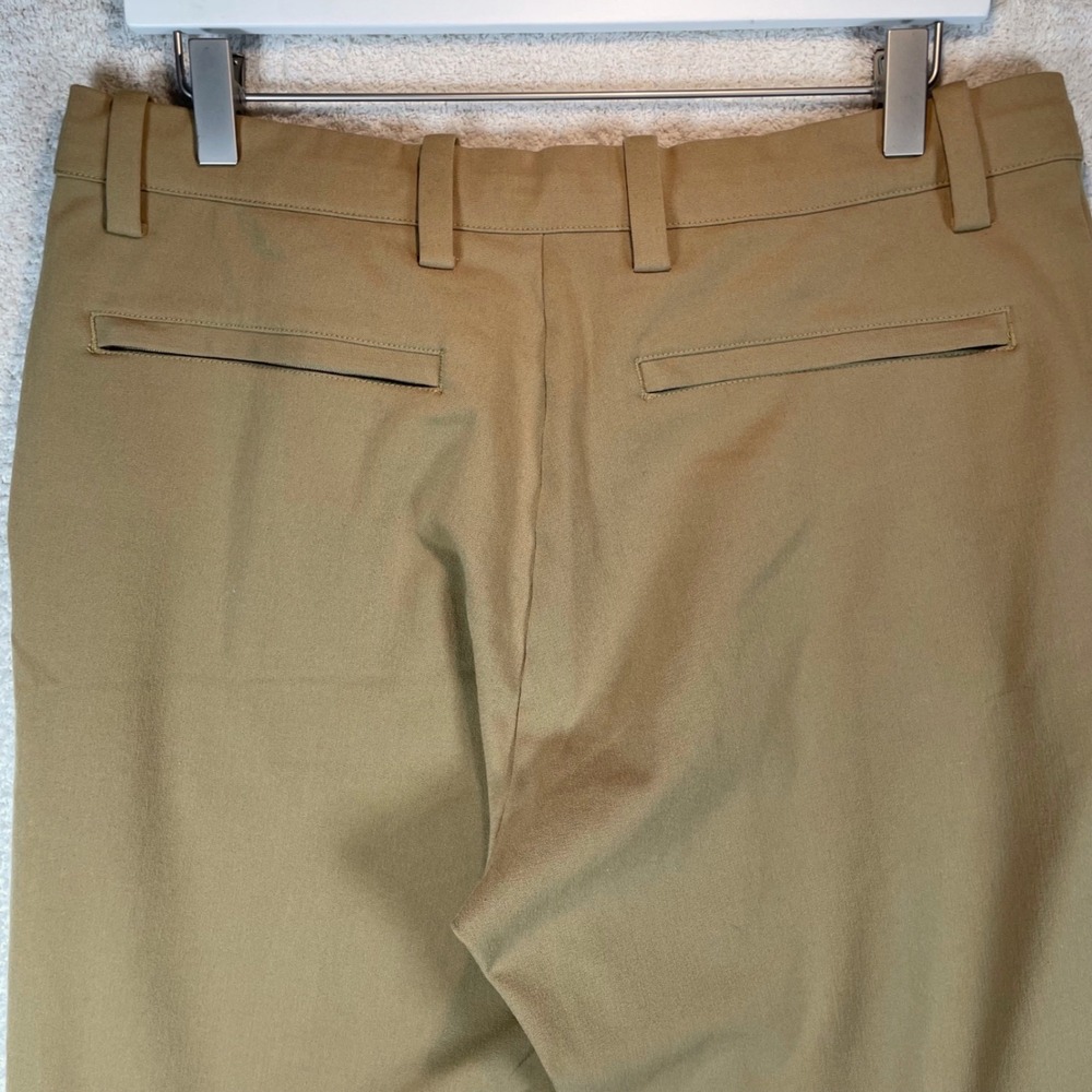 quince ultra-stretch 24/7 smart chinos khaki 34x30 golf moisture wicking comfort - Picture 6 of 10